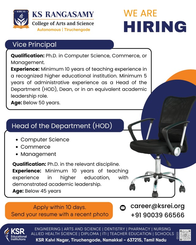 Vice Principal | HoD
